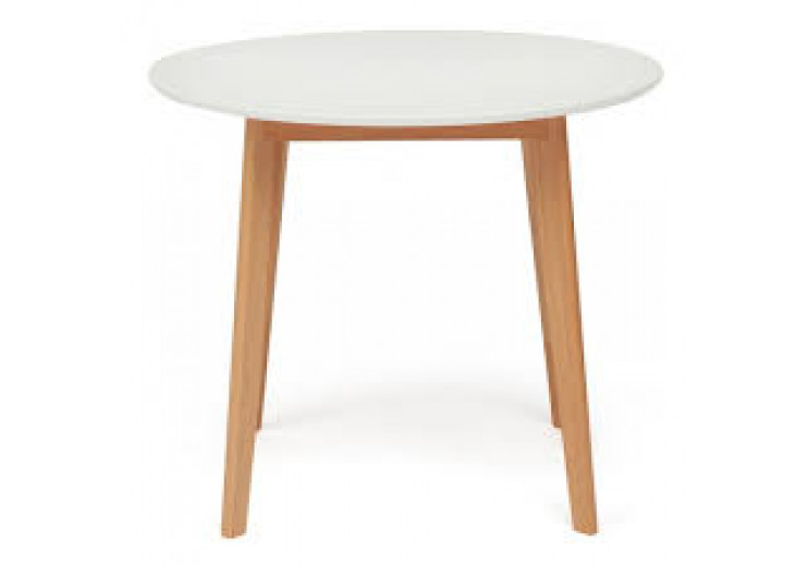 Стол обеденный BOSCO (Боско) (бело-натуральный)