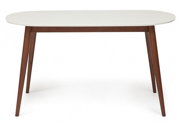 Стол обеденный MAX (Макс) (бело-коричневый)