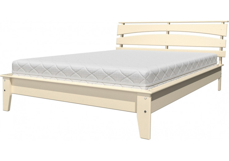 Кровать Камелия -4 (Слоновая кость)+ основание ортопедическое