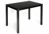 Стол VALIO ( mod. DT1165-1 ) металл/стекло, 100*70*75 см, черный