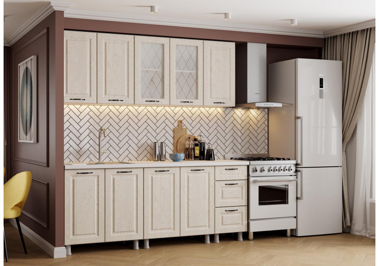 Кухня "ГРЕЙВУД 2.0м" (без столешницы)