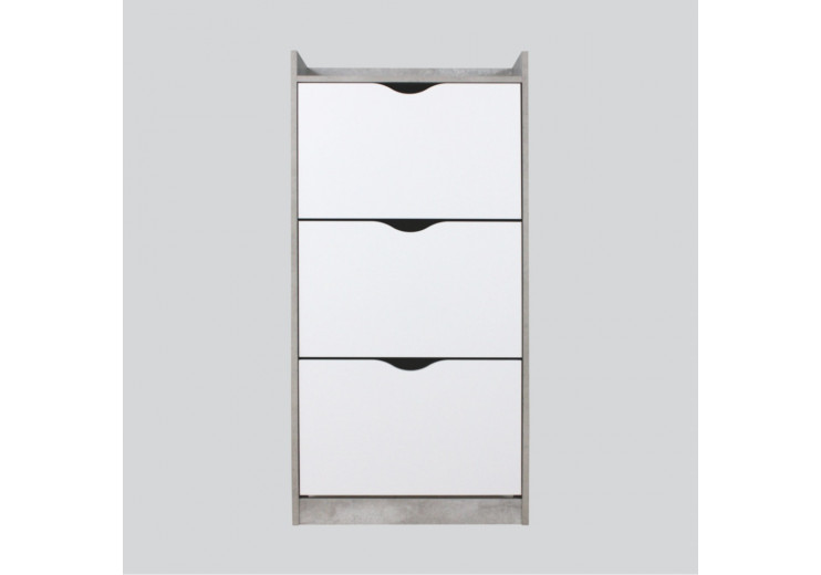 ШО №63Б (Обувница) (белое сияние/цемент светлый)					