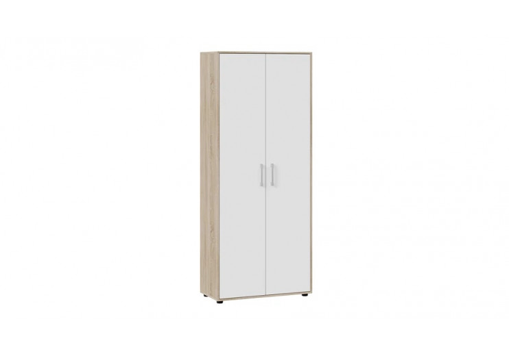 Шкаф комбинированный «Витра» тип 1 Дуб Сонома, Белый Ясень