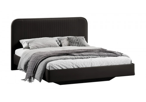 Кровать без ПМ «Тиффани» Тип 1 (без подъемного механизма) Велюр Confetti Stone