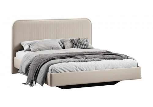 Кровать без ПМ «Тиффани» Тип 1 (без подъемного механизма) Велюр Confetti Cream