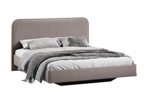 Кровать без ПМ «Тиффани» Тип 1 (без подъемного механизма) Велюр Мокко темный