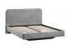 Кровать без ПМ «Тиффани» Тип 1 (без подъемного механизма) Микровелюр Wellmart Silver