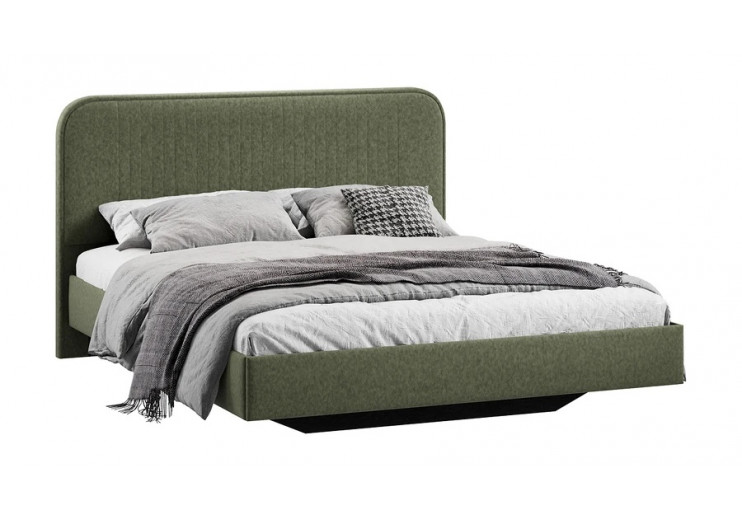  Кровать без ПМ «Тиффани» Тип 1 (без подъемного механизма) Микровелюр Jercy Deep Green