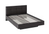 Кровать без ПМ «Элис» Тип 1 (без подъемного механизма) Исп.2 Темная