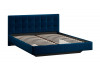 Кровать без ПМ «Эмма» Тип 1 (без подъемного механизма) Велюр Confetti Blue