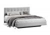 Кровать без ПМ «Эмма» Тип 1 (без подъемного механизма) Велюр Confetti Silver