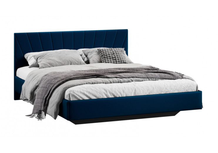 Кровать без ПМ «Эвори» Тип 1 (без подъемного механизма) Велюр Confetti Blue