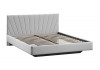 Кровать без ПМ «Эвори» Тип 1 (без подъемного механизма) Велюр Confetti Silver