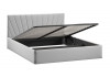 Кровать с ПМ «Эвори» Тип 1 (с подъемным механизмом) с заглушиной Велюр Confetti Silver