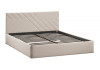 Кровать с ПМ «Кевия» Тип 1 (с подъемным механизмом) с заглушиной Велюр Confetti Cream