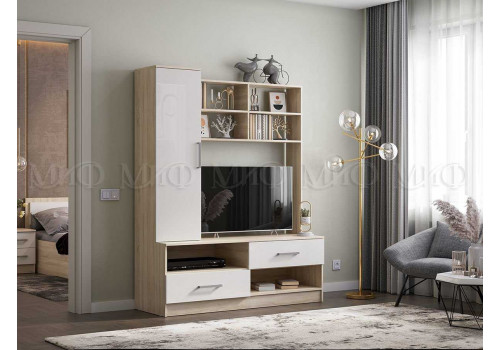 ГОСТИНАЯ МАРТИНА (белый глянец/дуб сонома)