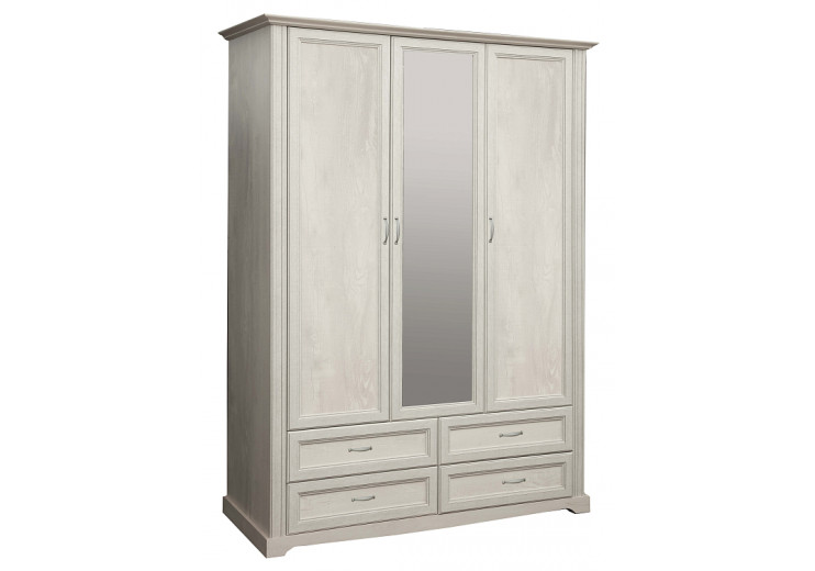 Шкаф для одежды 32.02 Сохо (3-х дв.) с зеркалом New