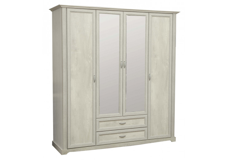 Шкаф для одежды 32.01 Сохо (4-х дв.) с зеркалом New