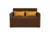 Дэнди М2 / Диван - кровать (2 думки)(велюр тенерифе шоколад/велюр тенерифе куркума)
